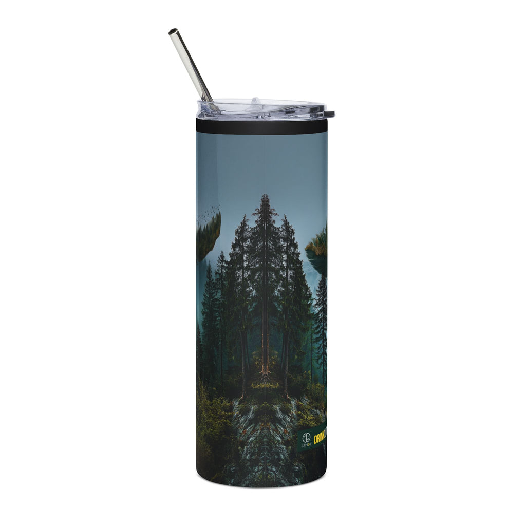 Mountain Forest Reflection Tumbler | 20oz Stainless Steel Travel Cup