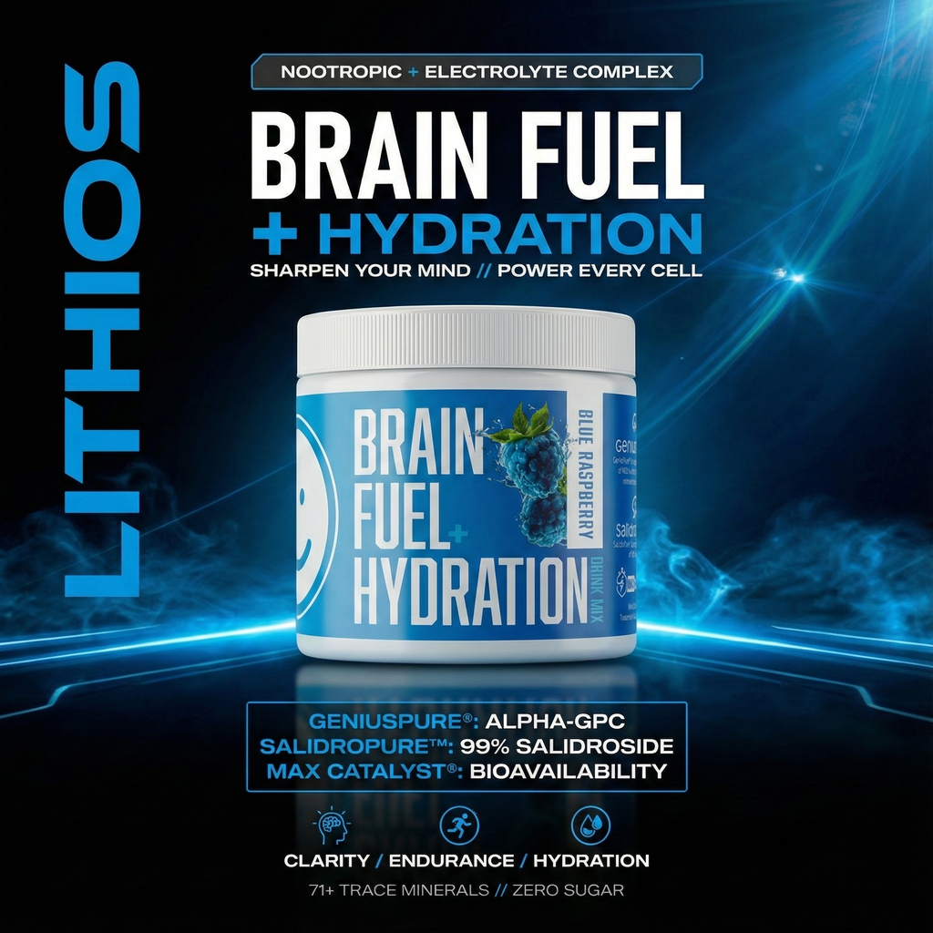 Brain Fuel + Hydration Drink Mix: Blue Raspberry
