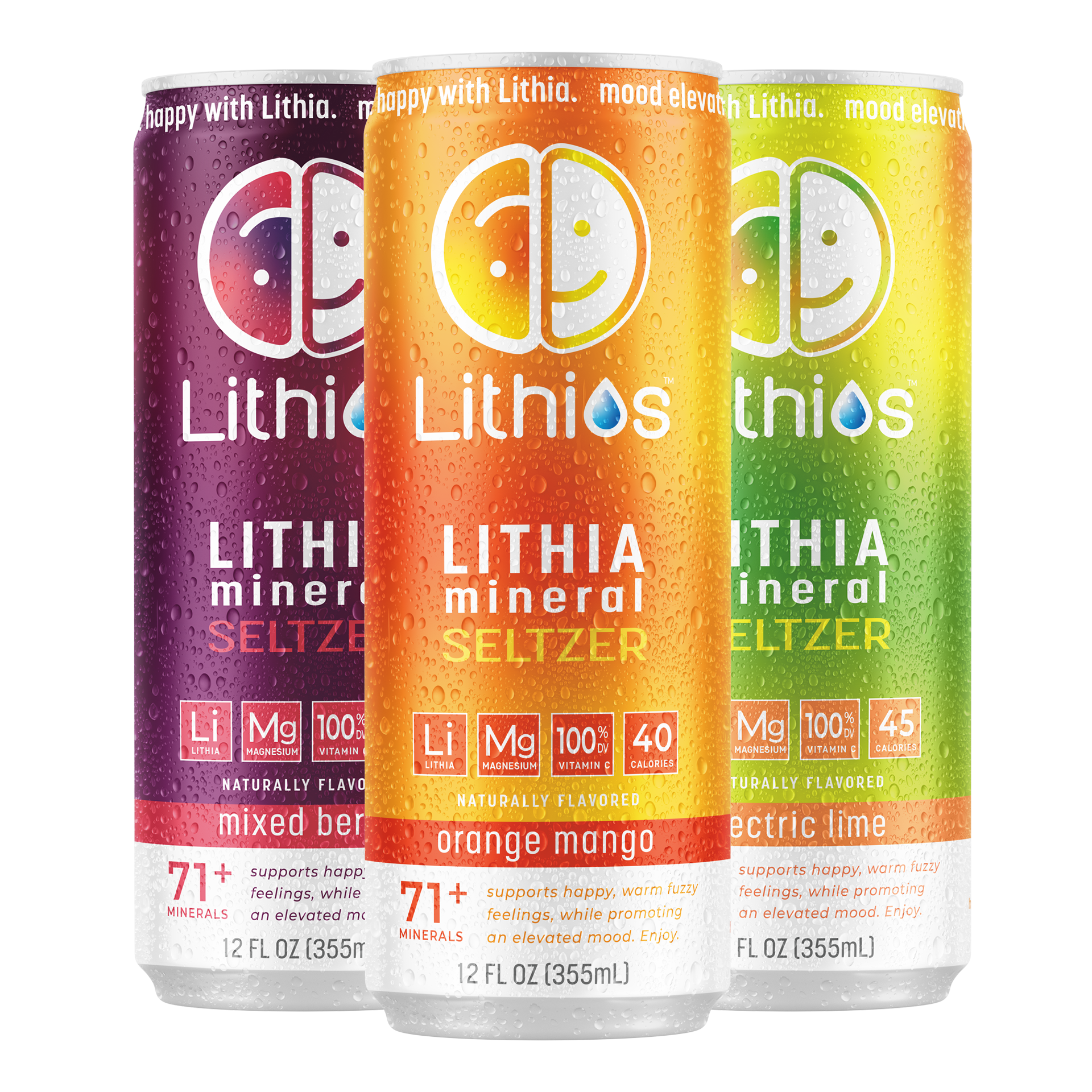 Variety Pack Mixed Berry Orange Mango Electric Lime