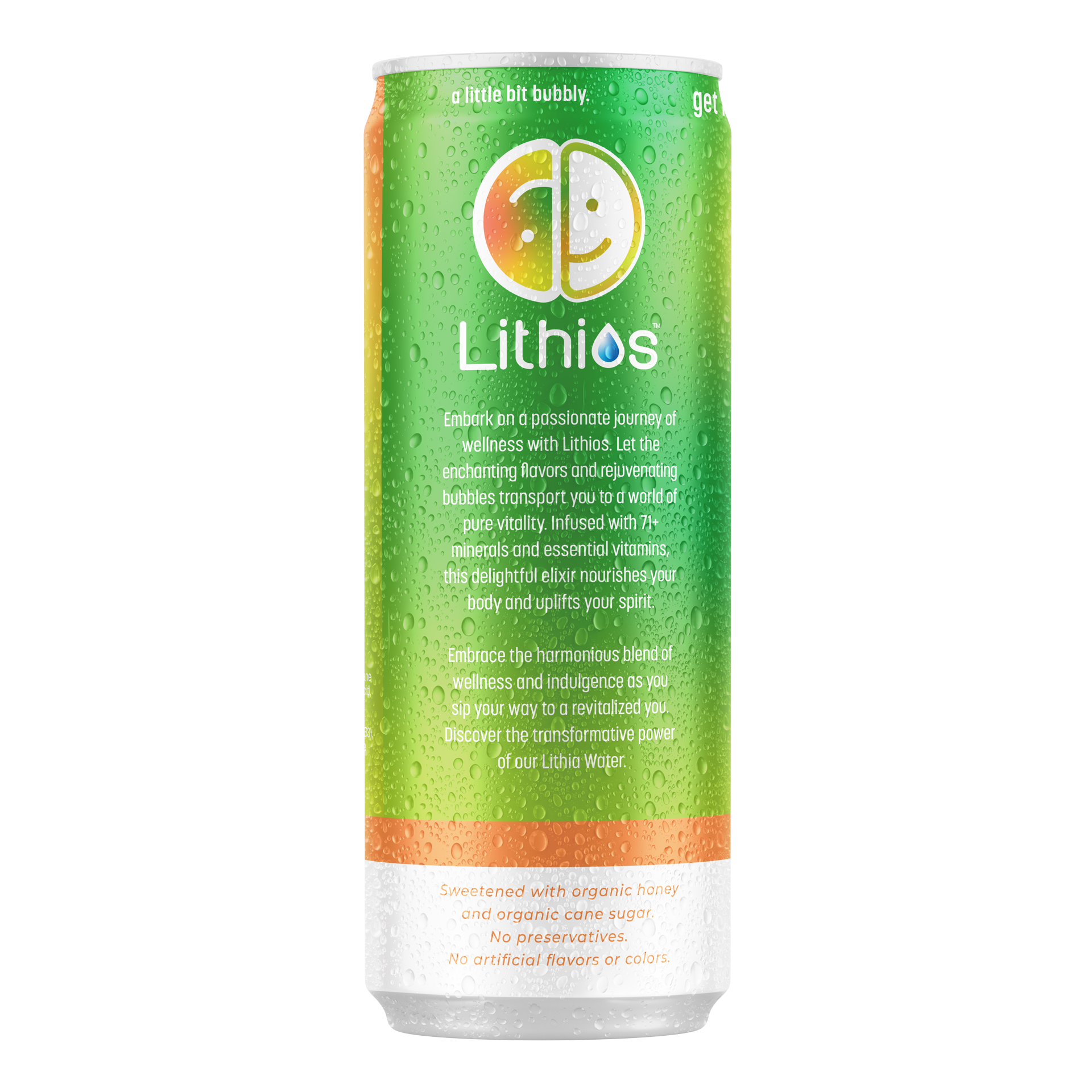 Lithios Lithia Mineral Seltzer Electric Lime