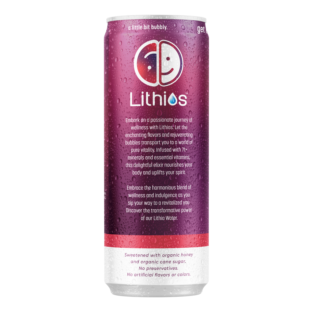 Lithios Lithia Mineral Seltzer Mixed Berry